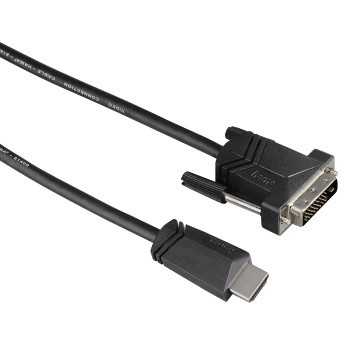 Hama 122130 kábel HDMI vidlica - DVI-D vidlica