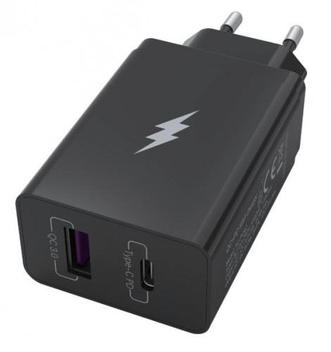 Nabíjačka WG 2xUSB/PD 20W + Quick Charge 3.0 22