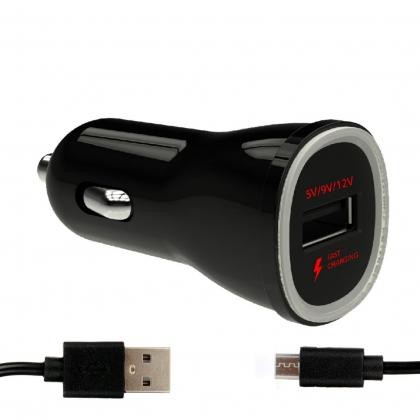 Nabíjačka do auta WG 1xUSB + kábel Micro USB