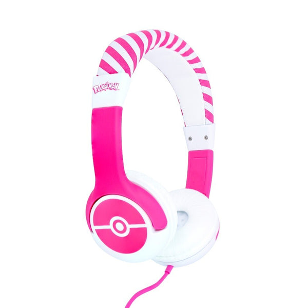 Detské slúchadlá cez hlavu OTL Pokemon Pink Pokeball