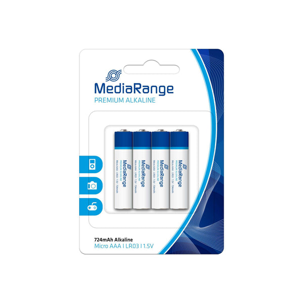 Alkalická batéria MediaRange Premium AAA 1.5V