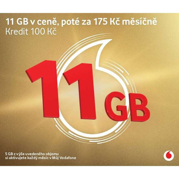 Vodafone SIM edícia Zlatá karta
