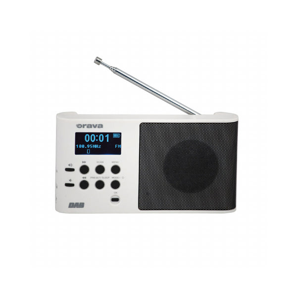 Digitálne DAB/FM prenosné rádio Orava DAB W