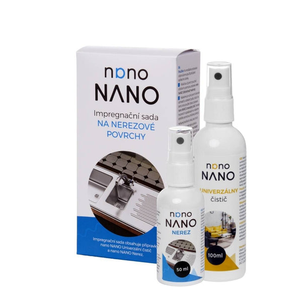 Nano - čistící a impregnační sada na nerezové povrchy (100+50 ml